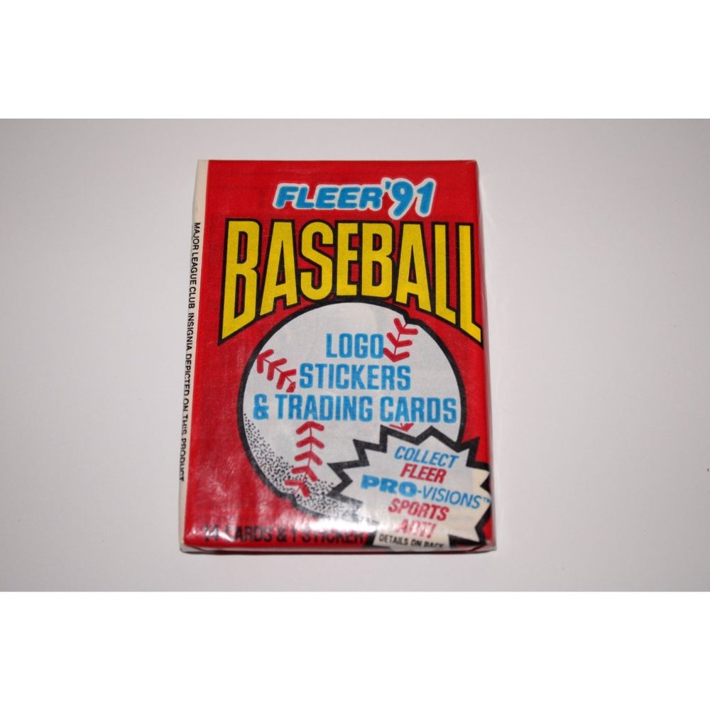 1991 Fleer Baseball Cards MLB Vintage 3 Packs/42 Cards New Unopened